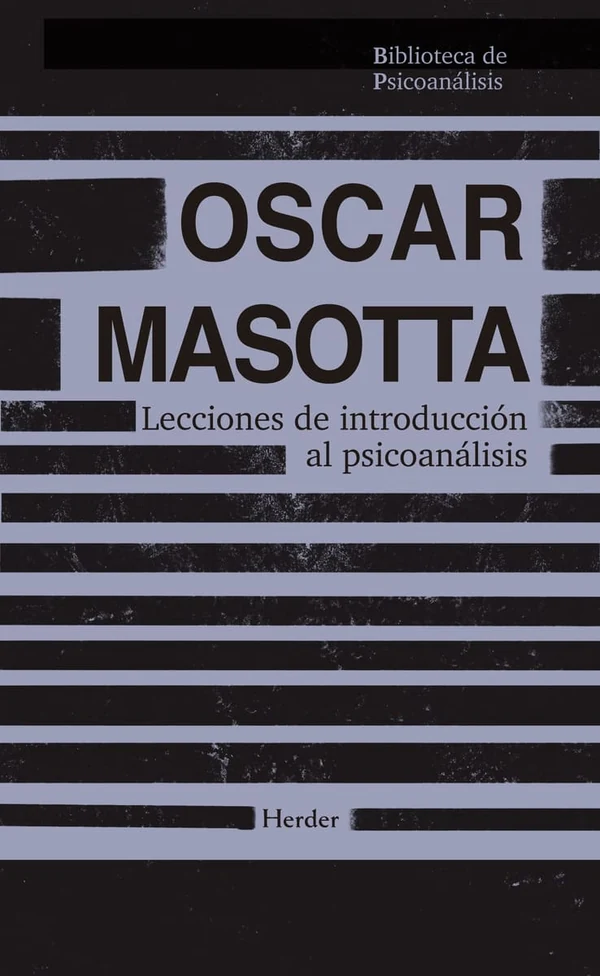Portada de «Lecciones de introducción al psicoanálisis», de Oscar Masotta