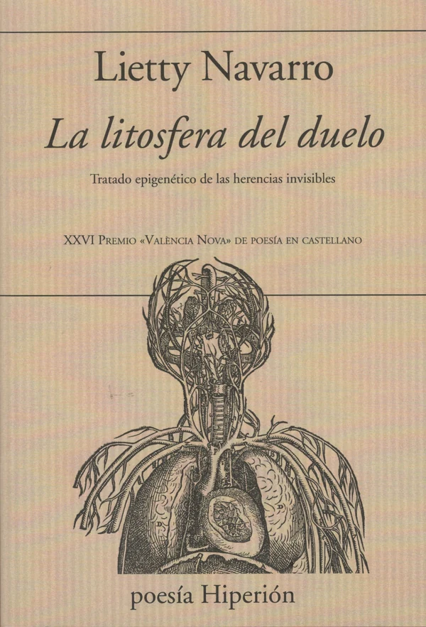 Portada de «La litosfera del duelo», de Lietty Navarro