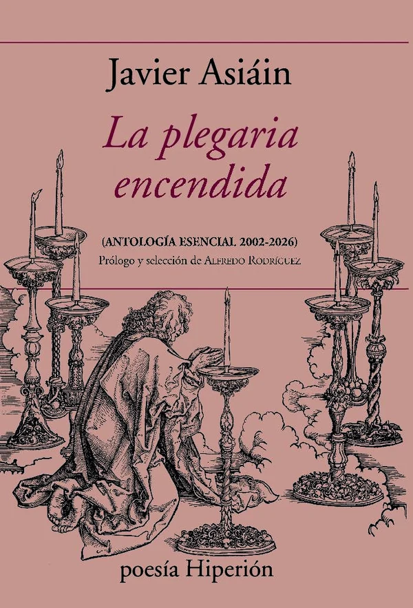 Portada de «La plegaria encendida», de Javier Asiáin