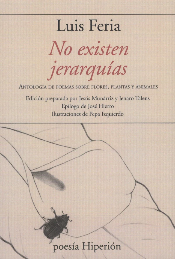 Portada de «No existen jerarquías», de Luis Feria