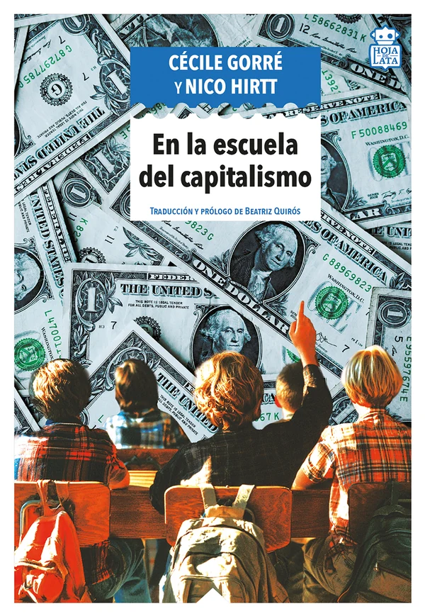 Portada de «En la escuela del capitalismo», de Cécile Gorré, Nico Hirtt