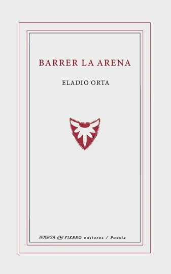 Portada de «Barrer la arena», de Eladio Orta