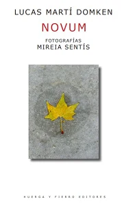 Portada de «Novum», de Lucas Martín Domken