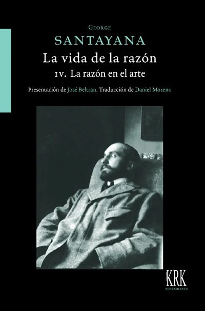 Portada de «La vida de la razón, IV. La razón en el arte», de George Santayana