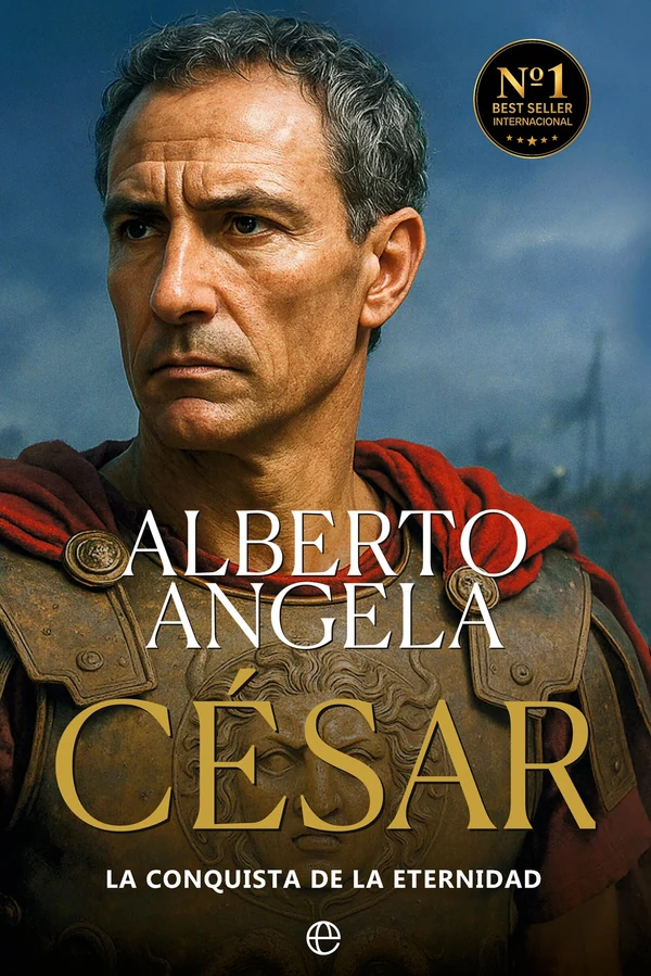 Portada de «César. La conquista de la eternidad», de Alberto Angela