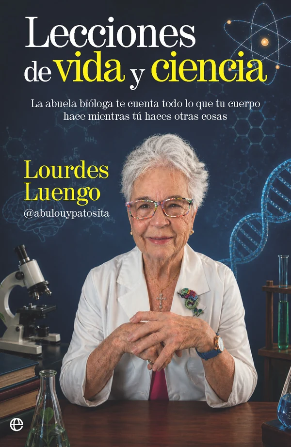 Portada de «Lecciones de vida y ciencia», de Lourdes Luengo
