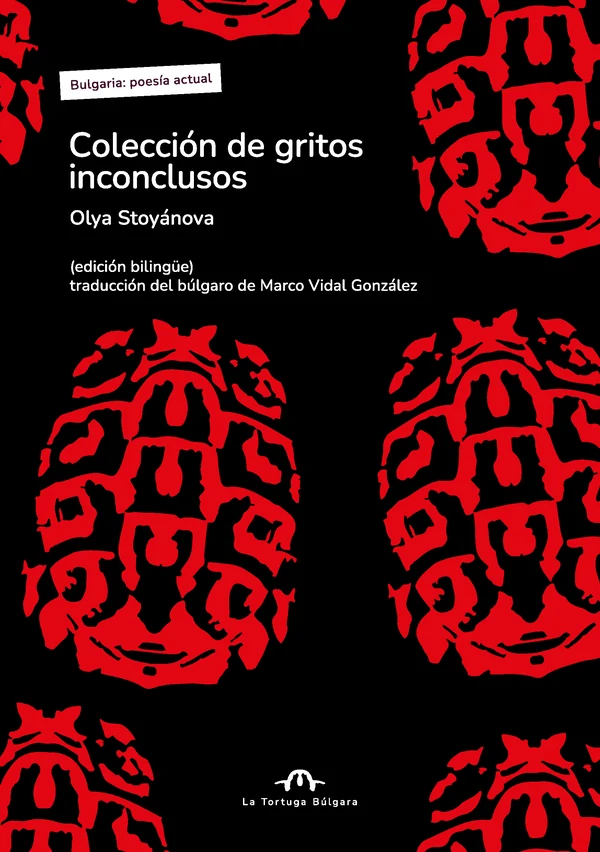 Portada de «Colección de gritos inconclusos», de Olya Stoyánova