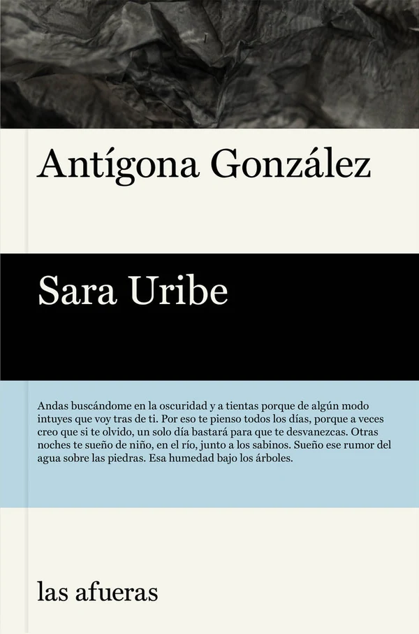 Portada de «Antígona González», de Sara Uribe