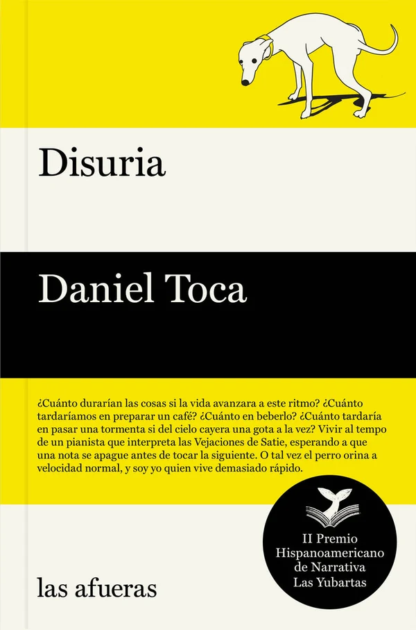 Portada de «Disuria», de Daniel Toca