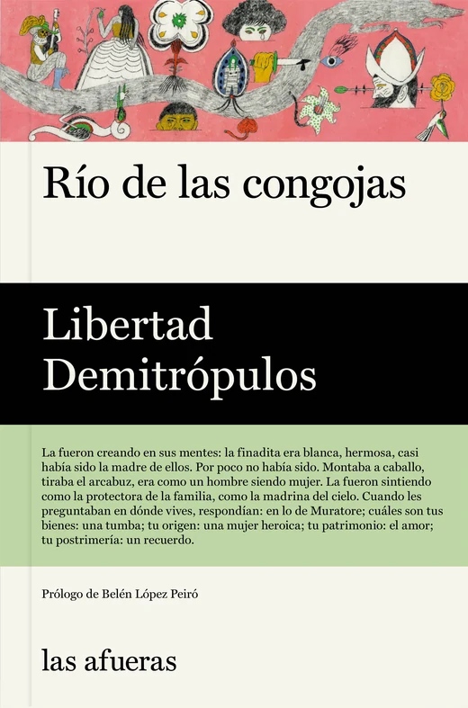 Portada de «Río de las congojas», de Libertad Demitrópulos