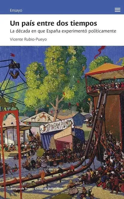 Portada de «Un país entre dos tiempos», de Vicente Rubio-Pueyo