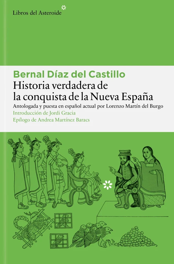 Portada de «Historia verdadera de la conquista de la Nueva España», de Bernal Díaz del Castillo