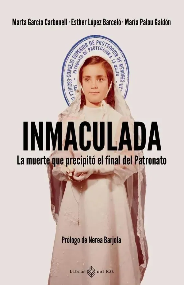 Portada de «Inmaculada», de Marta García Carbonell, Esther López Barceló y María Palau Galdón