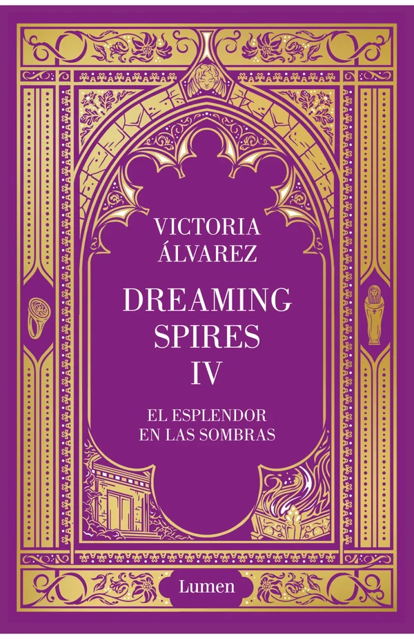 Portada de «El esplendor en las sombras (Dreaming Spires 4)», de Victoria Álvarez