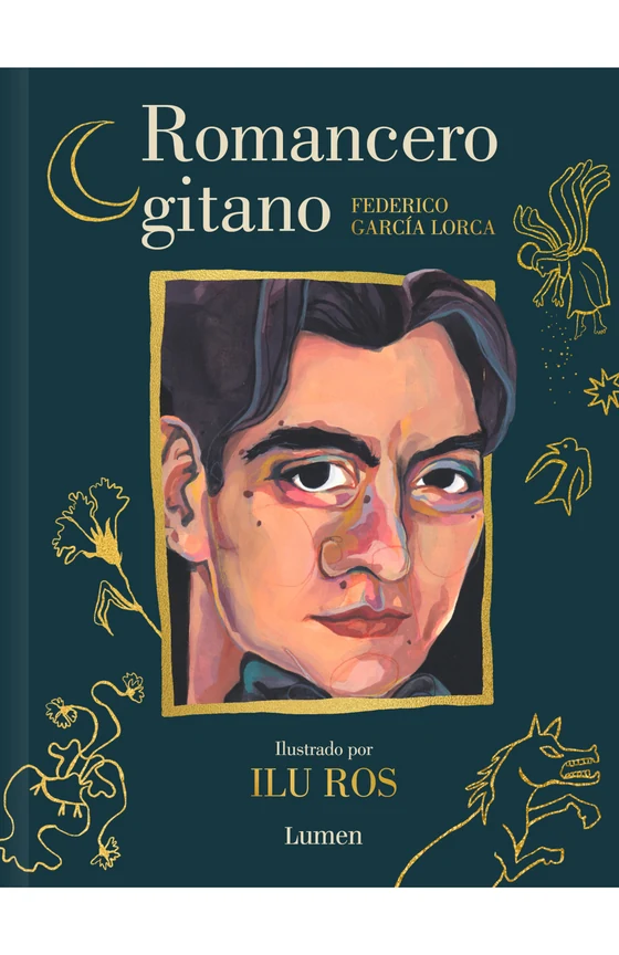 Portada de «Romancero gitano (Edición ilustrada)», de Federico García Lorca, Ilu Ros