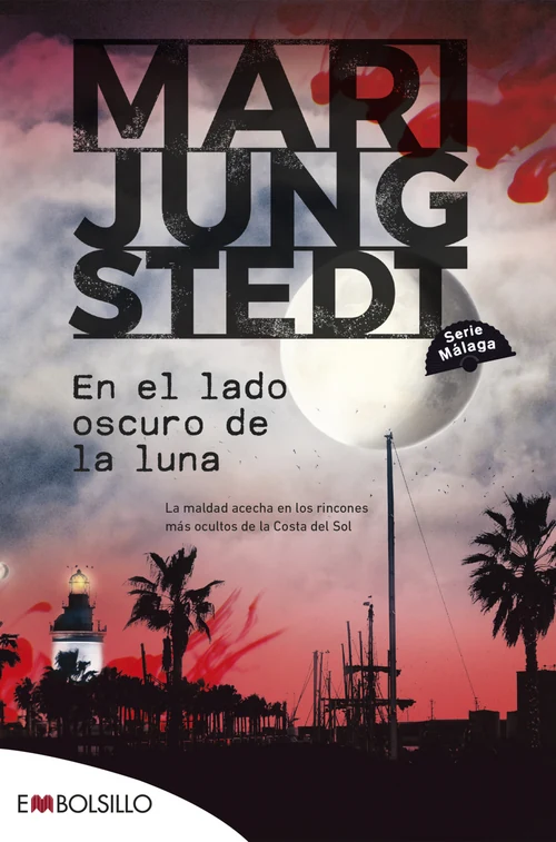Portada de «En el lado oscuro de la luna», de Mari Jungstedt
