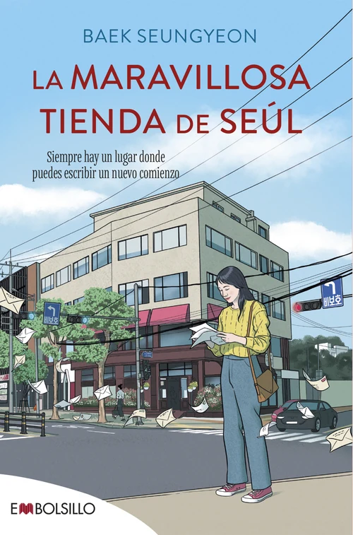 Portada de «La maravillosa tienda de Seúl», de Baek Seungyeon