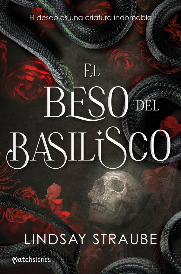 Portada de «El beso del basilisco», de Lindsay Straube