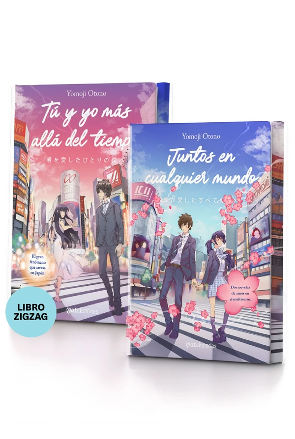 Portada de «Juntos en cualquier mundo. Tú y yo más allá del tiempo», de Yomoji Otono