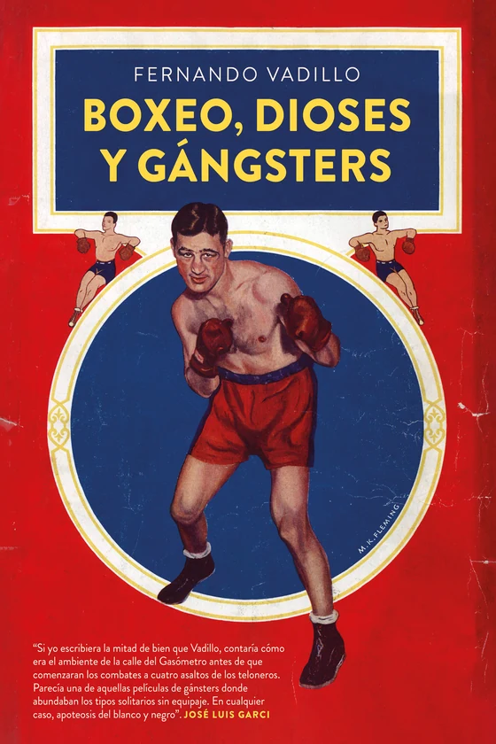 Portada de «Boxeo, dioses y gángsters», de Fernando Vadillo