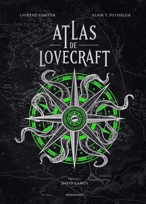 Portada de «Atlas de Lovecraft», de Alain T. Puysségur
