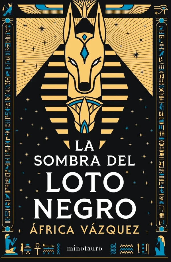 Portada de «La sombra del loto negro. Premio Minotauro 2026», de África Vázquez Beltrán