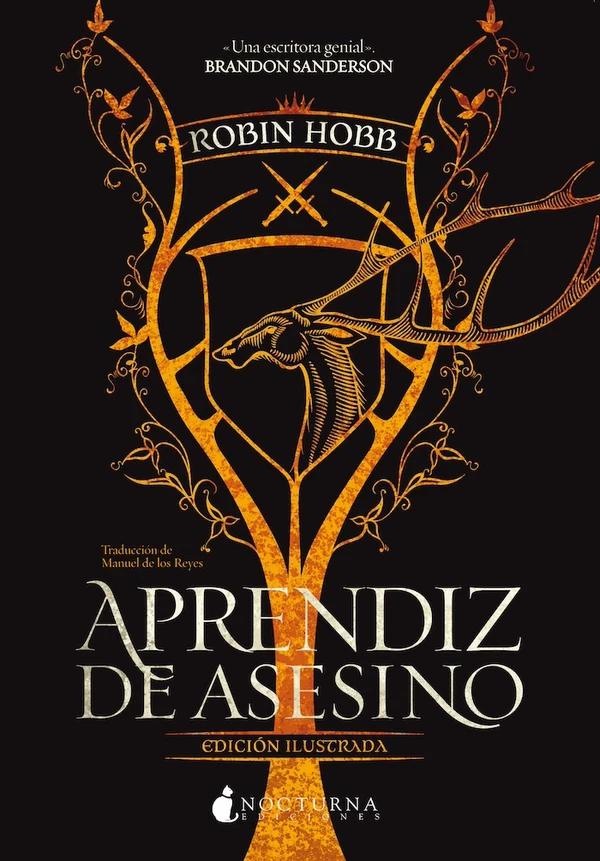 Portada de «Aprendiz de asesino», de Robin Hobb