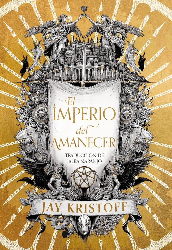 Portada de «El imperio del amanecer», de Jay Kristoff