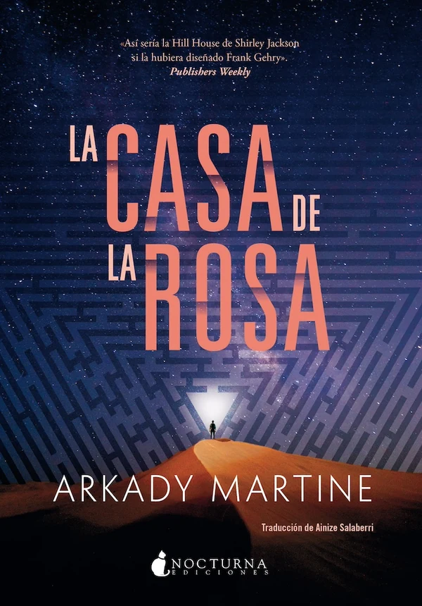 Portada de «La casa de la rosa», de Arkady Martine