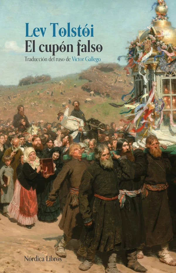 Portada de «El cupón falso», de Lev Tolstói