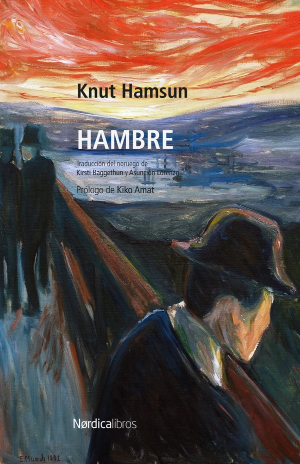 Portada de «Hambre», de Knut Hamsun