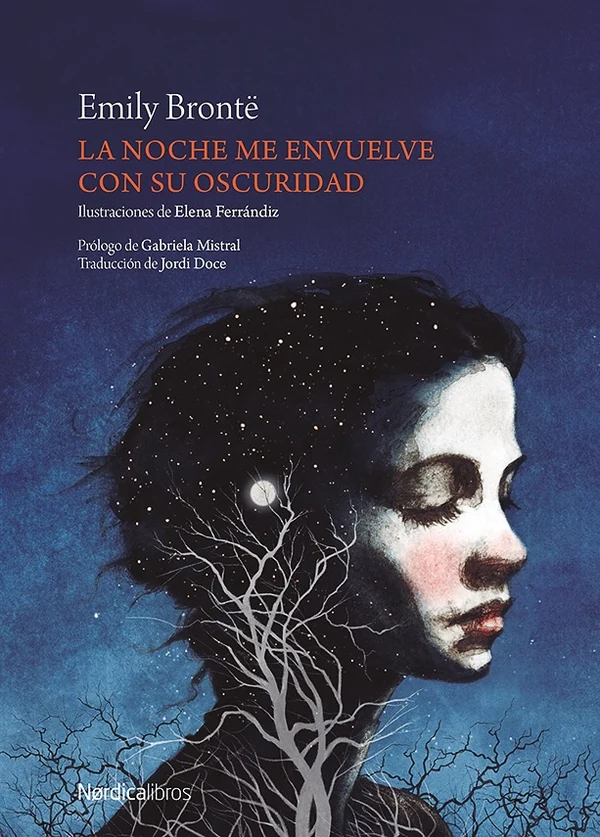 Portada de «La noche me envuelve con su oscuridad», de Emily Brontë