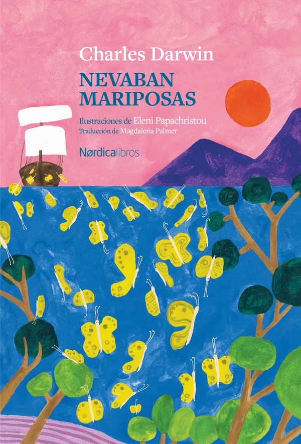 Portada de «Nevaban mariposas», de Charles Darwin