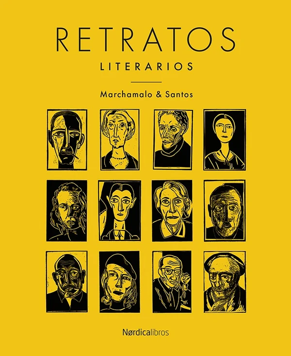 Portada de «Retratos literarios», de Jesús Marchamalo