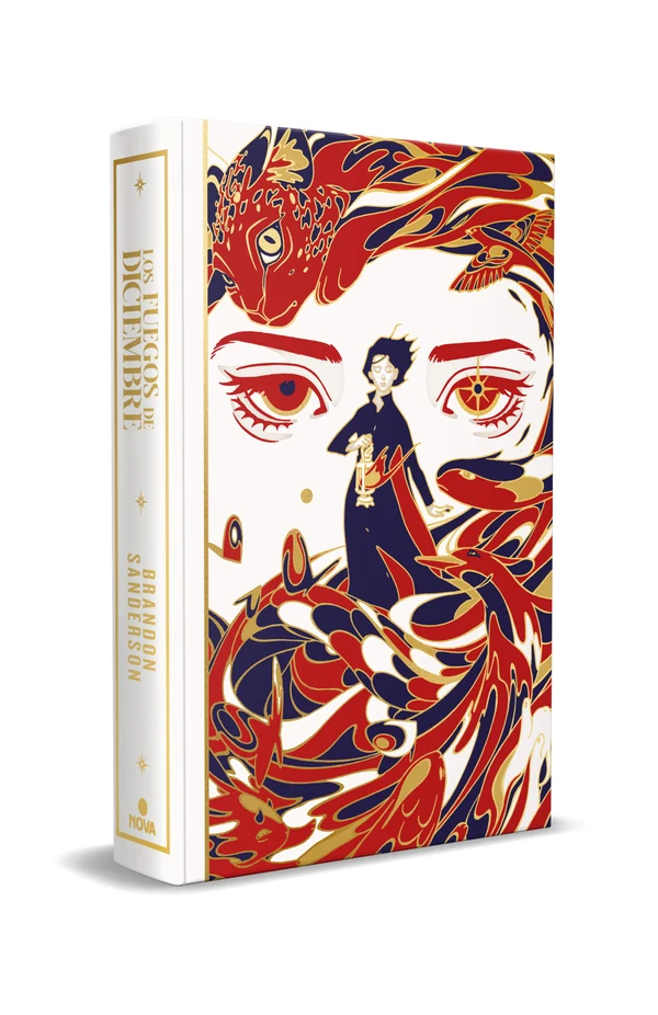 Portada de «Los fuegos de Diciembre», de Brandon Sanderson