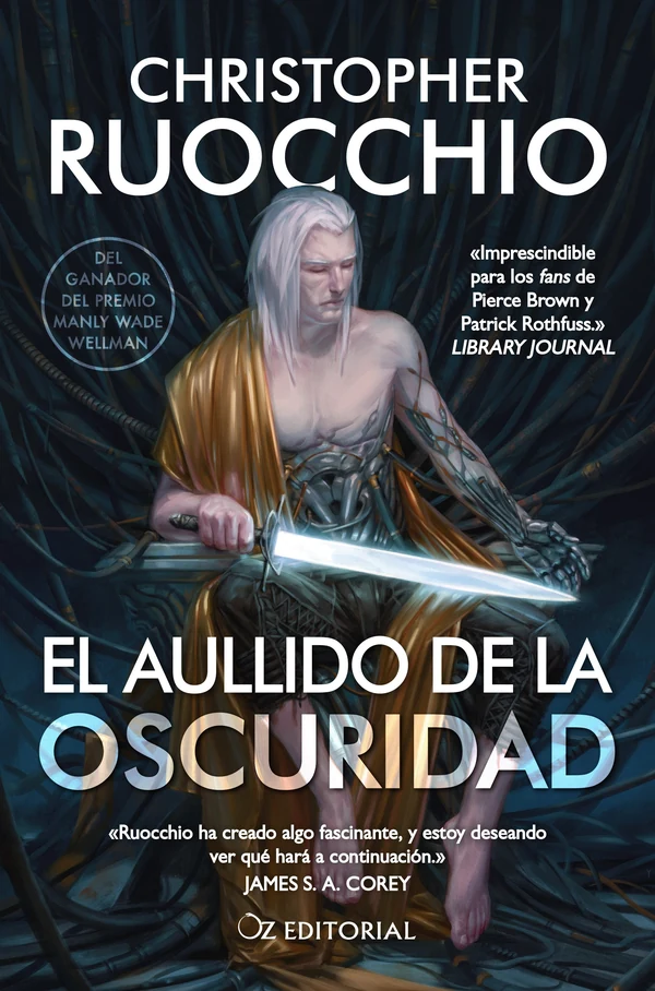 Portada de «El aullido de la oscuridad», de Christopher Ruocchio