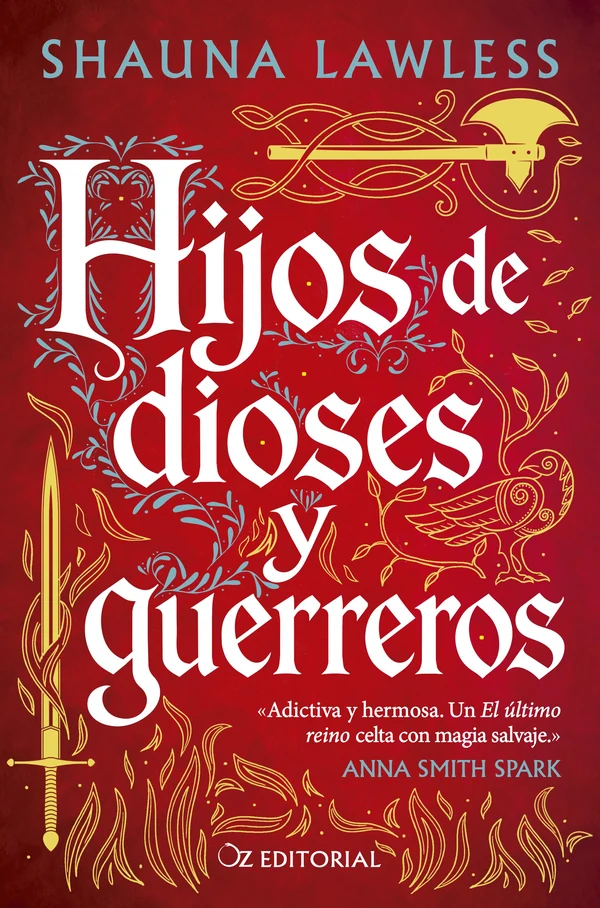 Portada de «Hijos de dioses y guerreros», de Shauna Lawless