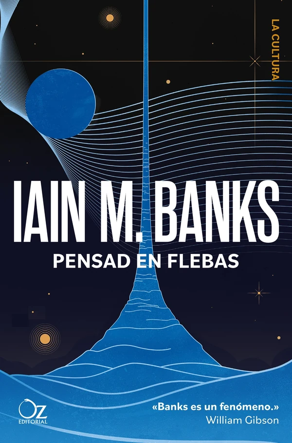 Portada de «Pensad en Flebas», de Iain M. Banks