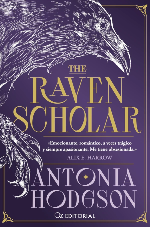 Portada de «The Raven Scholar», de Antonia Hodgson