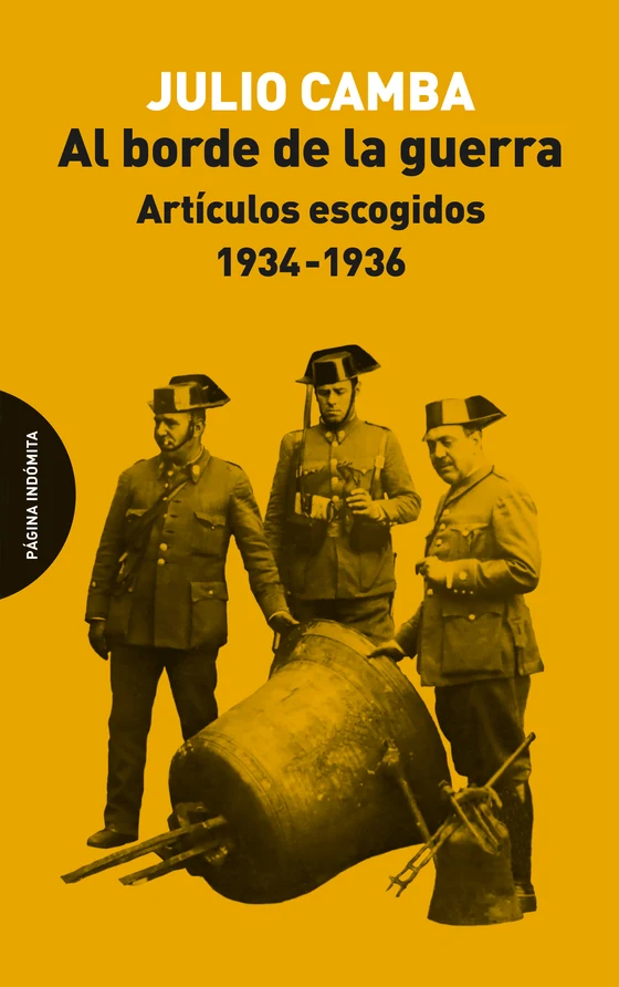 Portada de «Al borde de la guerra», de Julio Camba