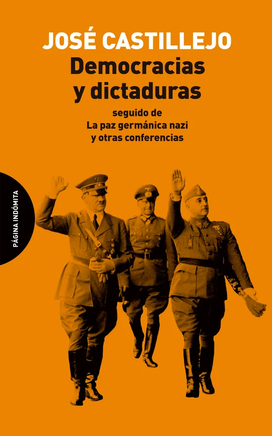 Portada de «Democracias y dictaduras», de José Castillejo