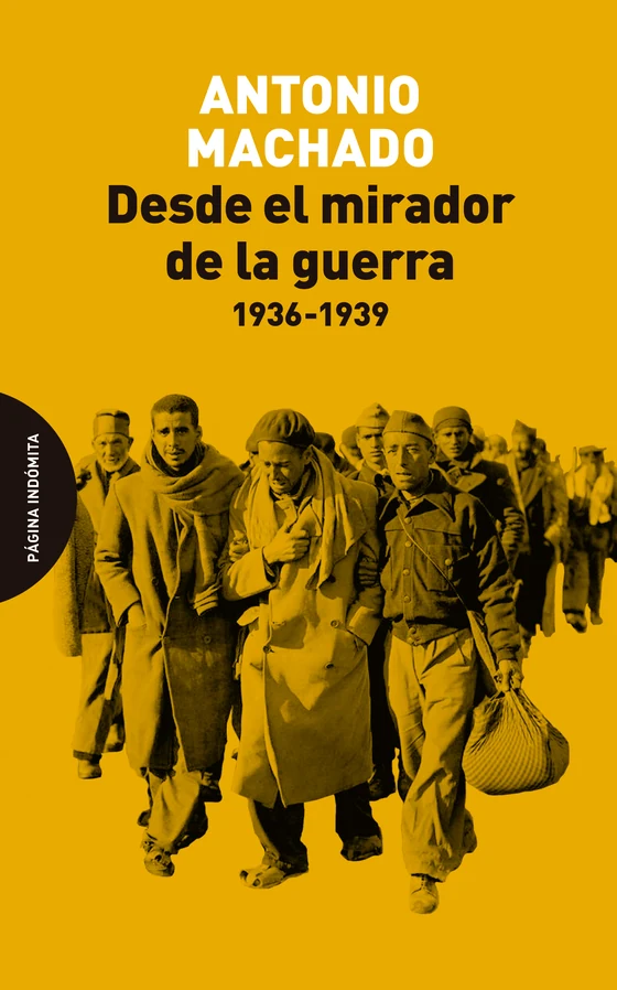 Portada de «Desde el mirador de la guerra», de Antonio Machado