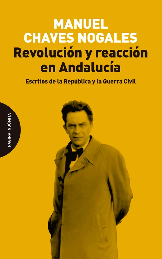 Portada de «Revolución y reacción en Andalucía», de Manuel Chaves Nogales