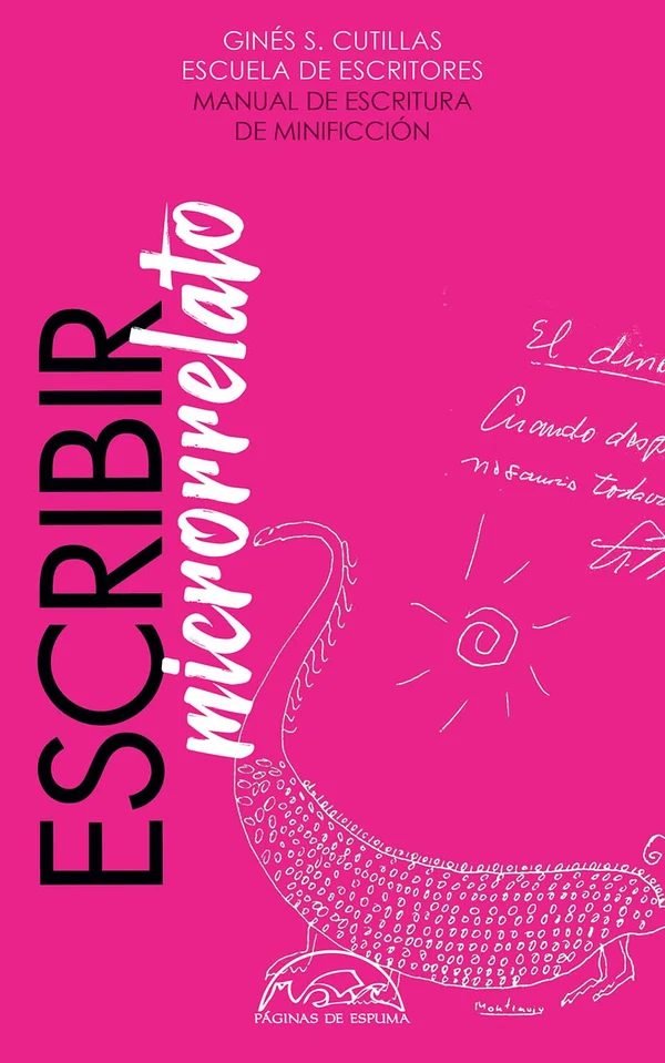 Portada de «Escribir microrrelato», de Ginés Cutillas, Escuela de Escritores