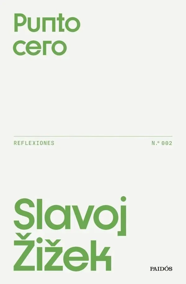 Portada de «Punto cero», de Slavoj Žižek