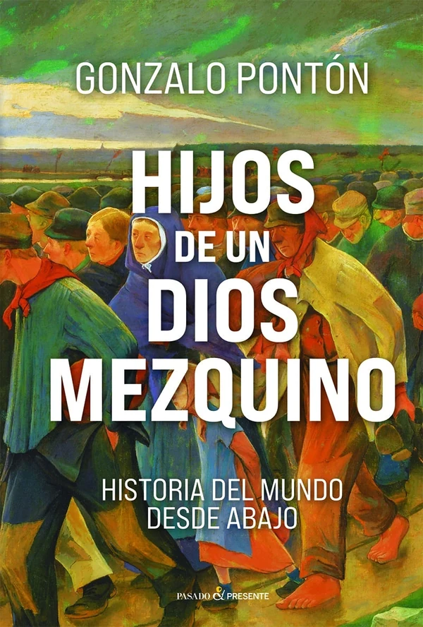 Portada de «Hijos de un dios mezquino», de Gonzalo Pontón