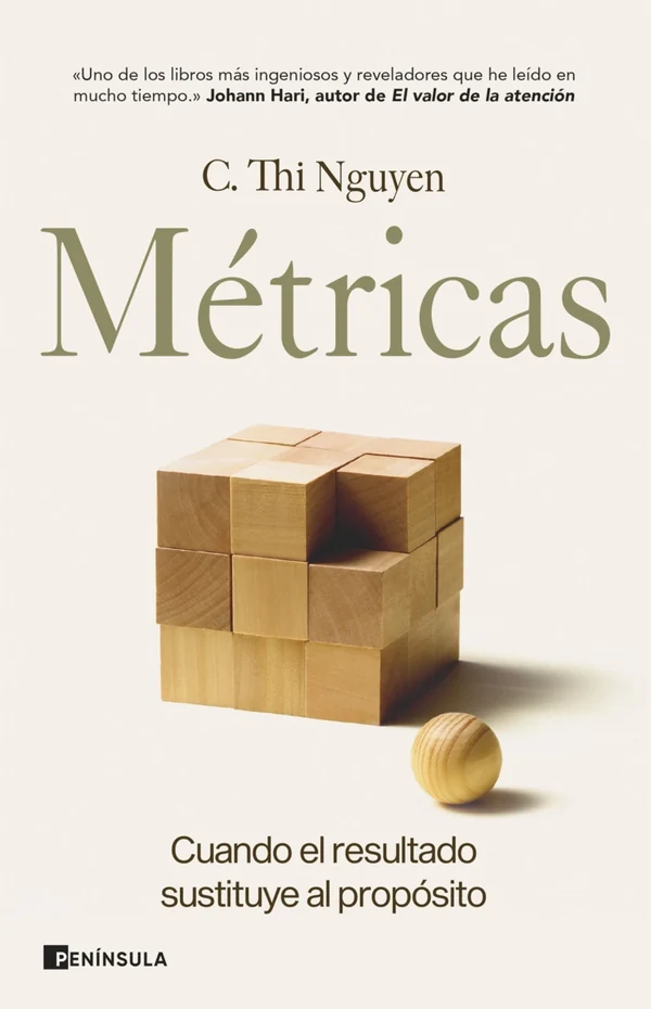 Portada de «Métricas», de C. Thi Nguyen