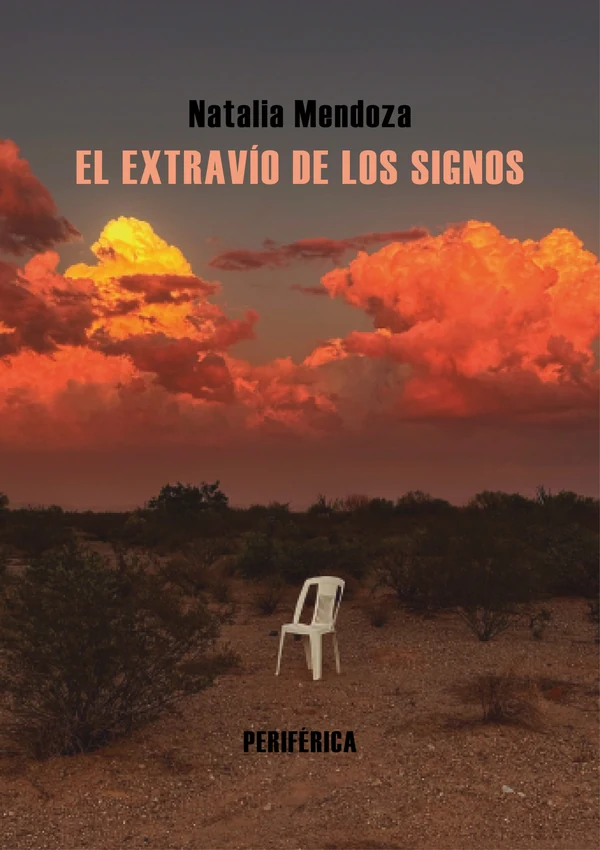 Portada de «El extravío de los signos», de Natalia Mendoza