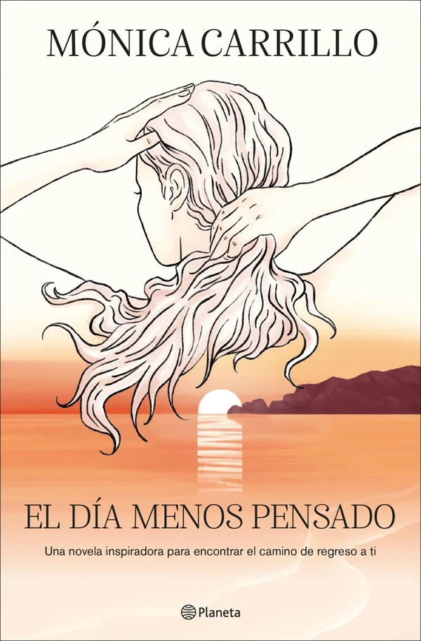 Portada de «El día menos pensado», de Mónica Carrillo