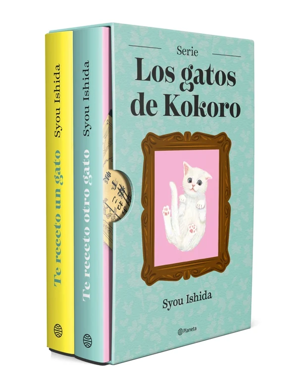 Portada de «Estuche Te receto un gato + Te receto otro gato», de Syou Ishida